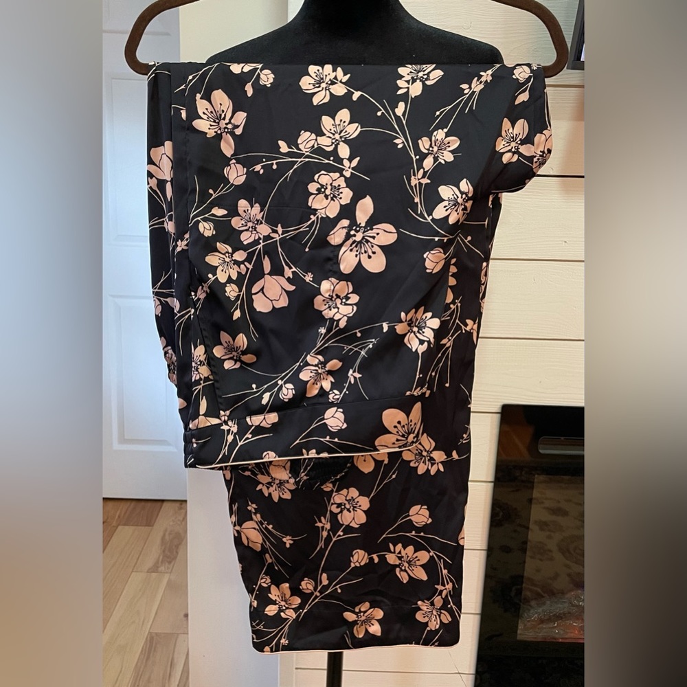 Soma Satin Floral Pajama Pants